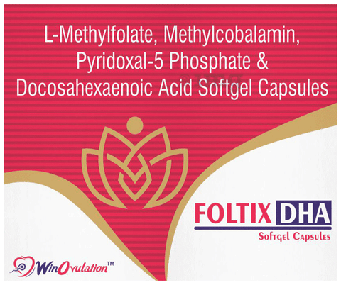 Foltix DHA Softgel Capsule image Foltix DHA Softgel Capsule image