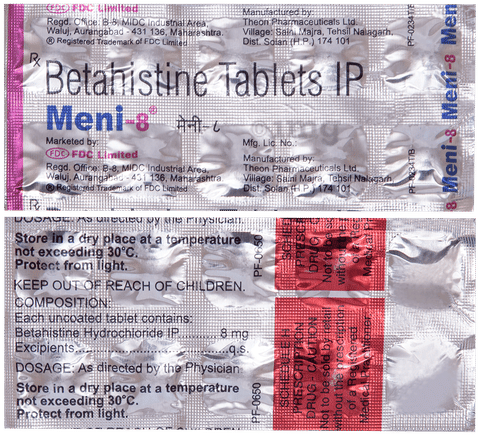 Meni 8mg Tablet