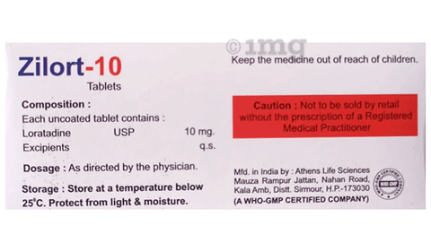 Zilort 10 Tablet image Zilort 10 Tablet image