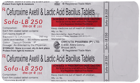 Sofa-LB 250 mg Tablet