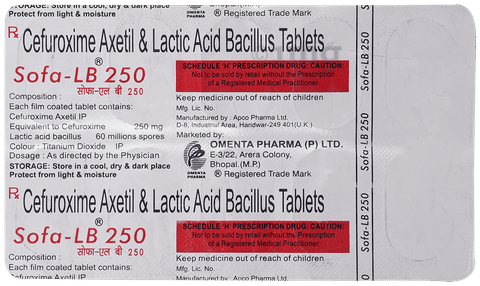 Sofa-LB 250 mg Tablet image Sofa-LB 250 mg Tablet image