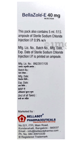 Bellazole-E 40mg Injection image Bellazole-E 40mg Injection image