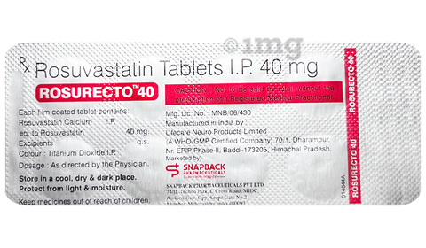 Rosurecto 40 Tablet image Rosurecto 40 Tablet image