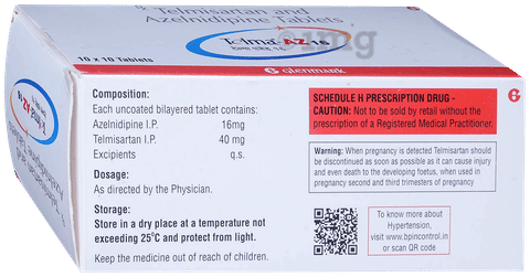 Telma-AZ 16 Tablet image