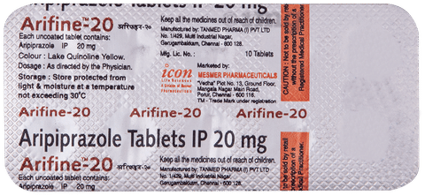 Arifine 20mg Tablet image