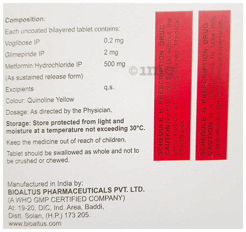 Glucowin-MV 2 Tablet SR image Glucowin-MV 2 Tablet SR image