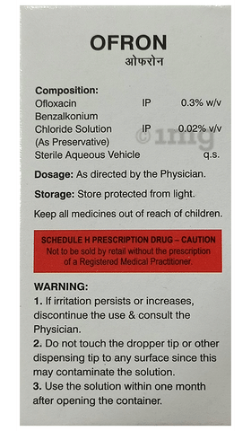 Ofron Eye/Ear Drops image