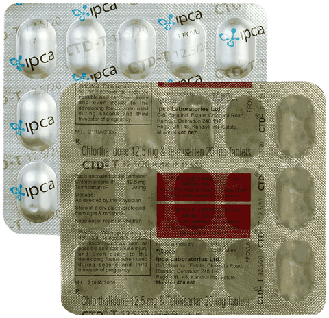CTD-T 12.5/20 Tablet image
