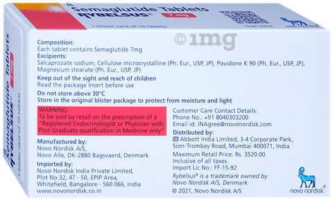 Rybelsus 7mg Tablet image