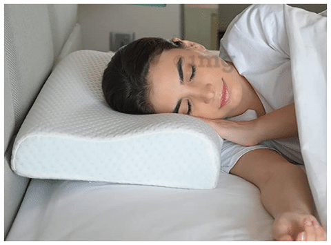 Sleepsia Cool Gel Contour Cervical Orthopedic Memory Foam Pillow