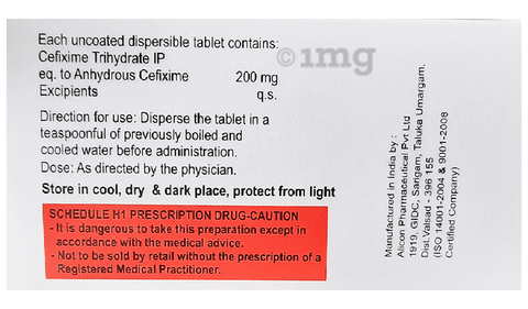 Cefaith 200 DT Tablet image Cefaith 200 DT Tablet image
