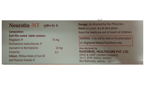 Neurotin-NT Tablet image