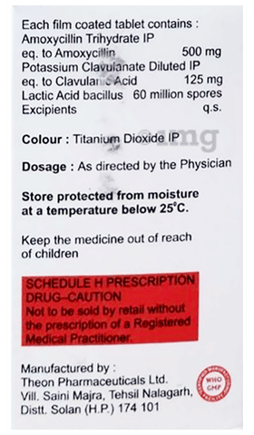 Acilav 625 Tablet image Acilav 625 Tablet image