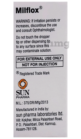 Milflox 0.5% Eye Drop image Milflox 0.5% Eye Drop image