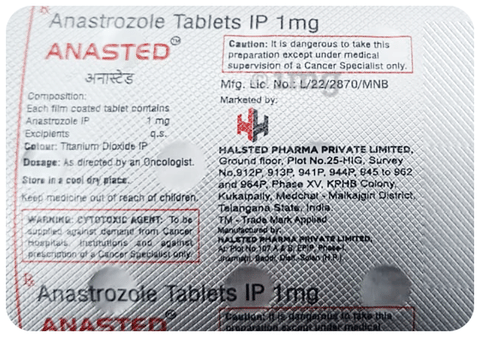 Anasted 1mg Tablet image