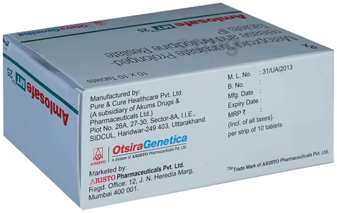 Amlosafe MT 25 Tablet PR image Amlosafe MT 25 Tablet PR image