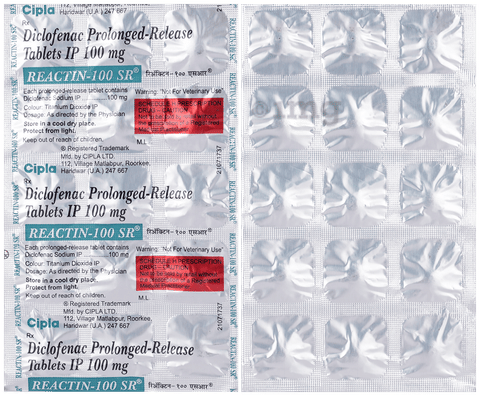 Reactin 100 SR Tablet image
