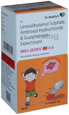 Bro-Zedex LS 0.5 Expectorant Raspberry image Bro-Zedex LS 0.5 Expectorant Raspberry image