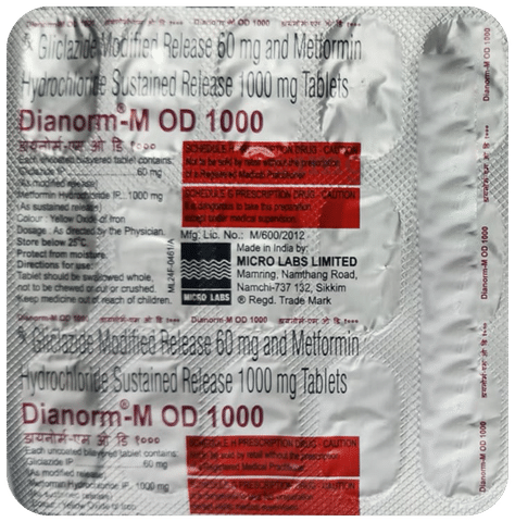Dianorm-M OD 1000 Tablet SR