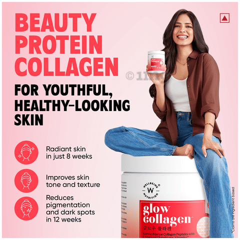 Wellbeing Nutrition Glow Marine Collagen for Skin Health Tropical Bliss: Buy jar of 250.0 gm Powder at best price in India