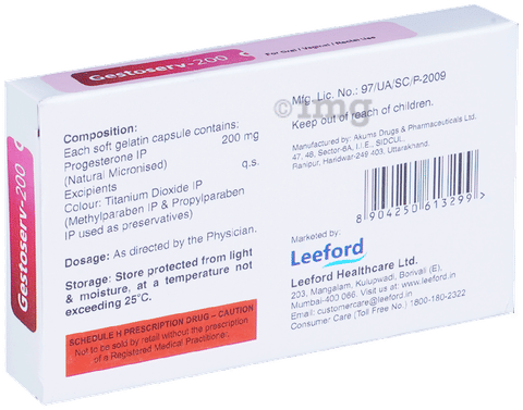 Gestoserv 200mg Tablet image
