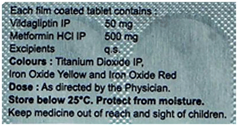 Vildoha M 500mg/50mg Tablet image