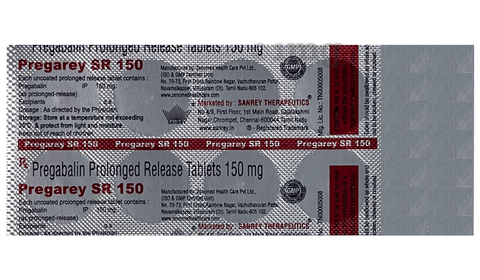 Pregarey SR 150 Tablet image