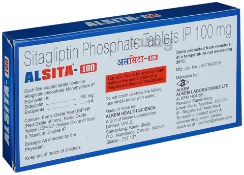 Alsita 100mg Tablet image