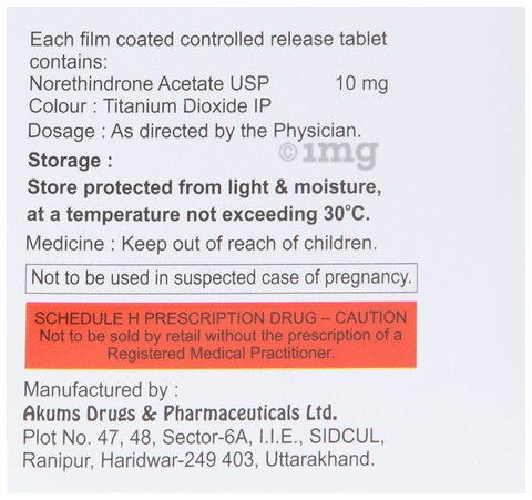 Normonal 10mg Tablet CR image