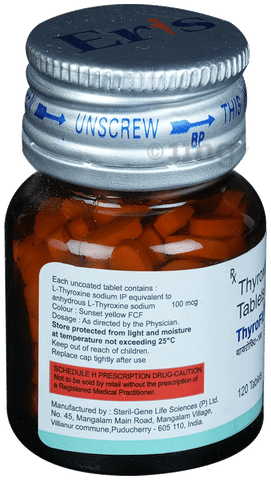 Thyrofit 100 Tablet image