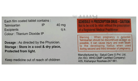 Telmijust 40 Tablet image