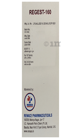 Regest 160 Tablet image