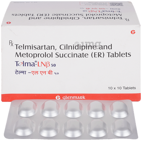 Telma LNB 10mg/50mg/40mg Tablet ER