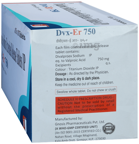 Dvx 750mg Tablet ER image