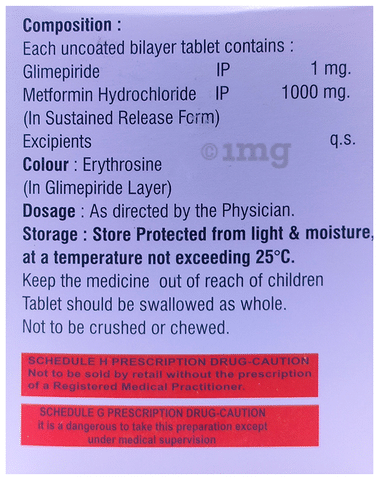 Glimbetic M1 Forte Tablet