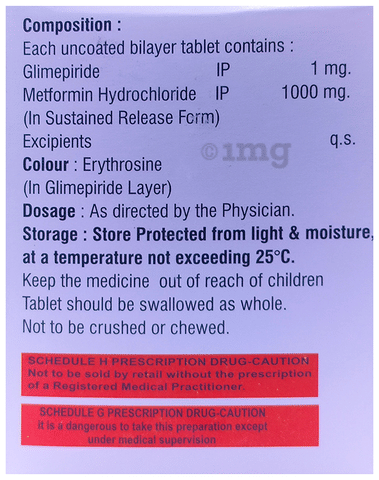 Glimbetic M1 Forte Tablet image