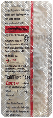 Tadrus 5 MG Tablet image