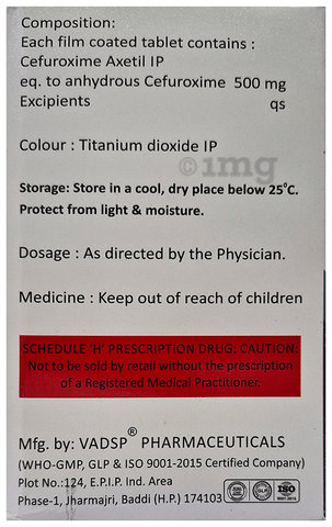 Xncef 500 Tablet image