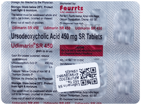 Udimarin SR 450 Tablet image Udimarin SR 450 Tablet image