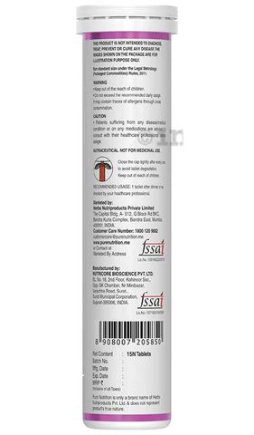 Pure Nutrition Glutathione 600mg with Vitamin C & NAC for Skin &  Antioxidant Support | Flavour Effervescent Tablet Orange: Buy bottle of  15.0 Effervescent Tablet at 𝗯𝗲𝘀𝘁 𝗽𝗿𝗶𝗰𝗲 in India