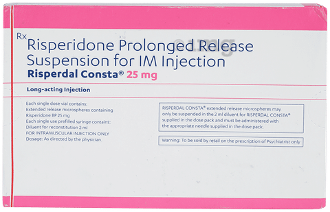 Risperdal Consta 25mg Injection