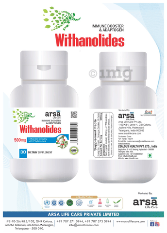 Arsa Withanolides Tablet image