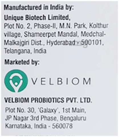 Velbiom Lactogut Vegetable Capsule image Velbiom Lactogut Vegetable Capsule image
