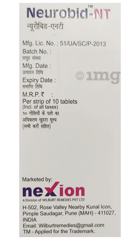 Neurobid-NT Tablet SR image Neurobid-NT Tablet SR image