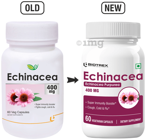 Biotrex Echinacea 400 mg Veg Capsule: Buy bottle of 60.0 vegicaps