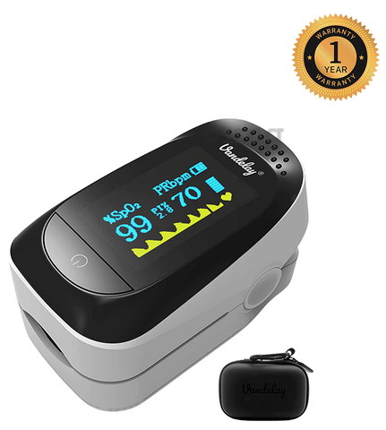 Vandelay Pulse Oximeter White 1