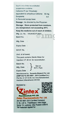 Cefixzin 50 Dry Syrup image Cefixzin 50 Dry Syrup image