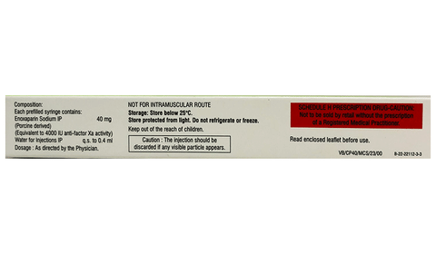 Corparin 40 Injection image Corparin 40 Injection image