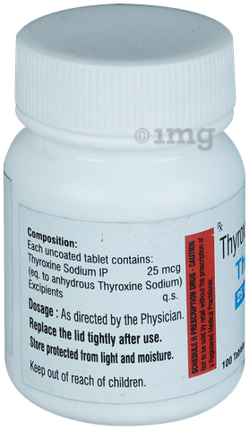 Thyrozest 25mcg Tablet image