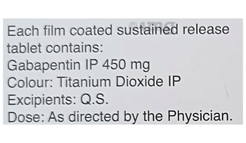 Gabapin SR 450 Tablet image